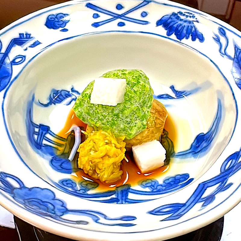 昆布と椎茸の出汁で創り上げてます