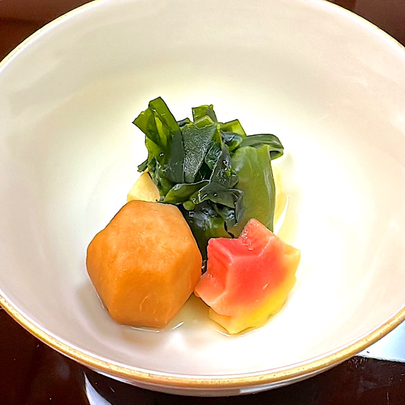 5つの素材の味を1つに合わせる宇宙です