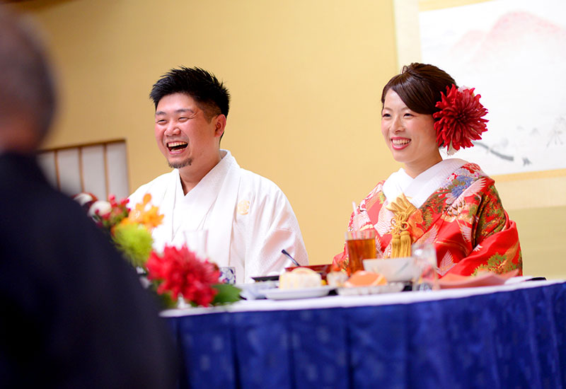 「水戸 山口楼」和の結婚式