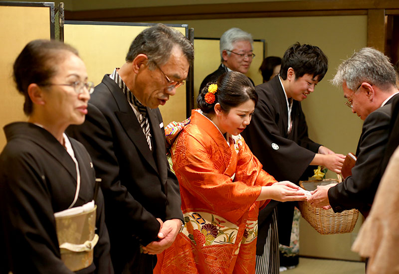 「水戸 山口楼」和の結婚式